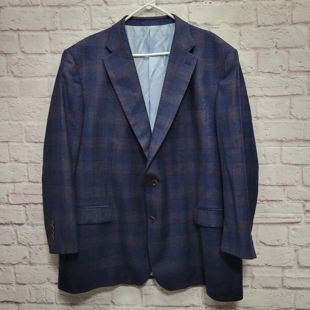 Ermenegildo Zegna Trofeo Cashmere Wool Sport Coat Blazer 51R‎ Old Money Luxury